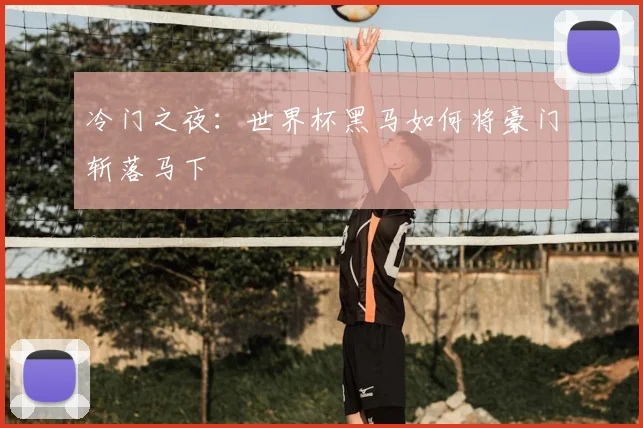 冷门之夜：世界杯黑马如何将豪门斩落马下